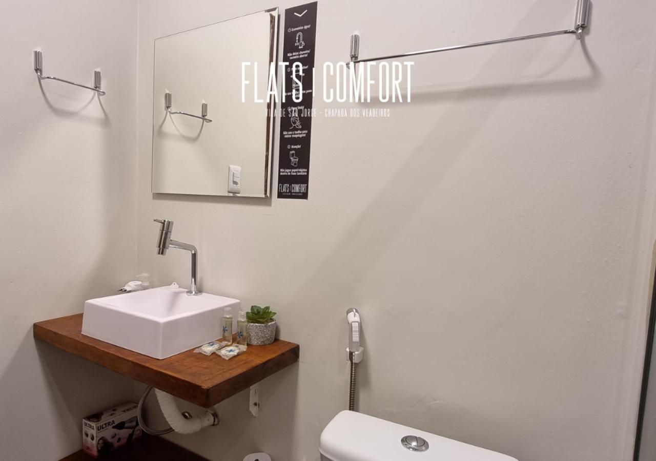 Hotel Novidade Flats Comfort Na Vila De Sao Jorge - Chapada Dos Veadeiros Exterior foto