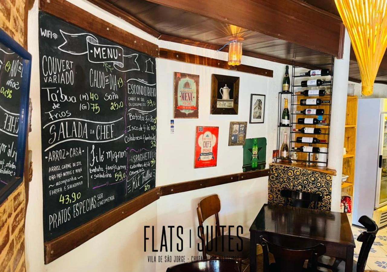Hotel Novidade Flats Comfort Na Vila De Sao Jorge - Chapada Dos Veadeiros Exterior foto